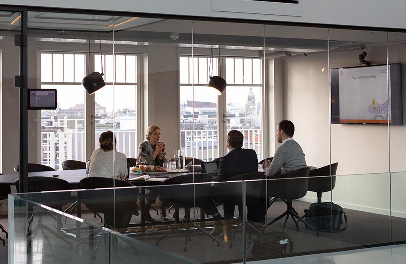 People meeting in a meeting room