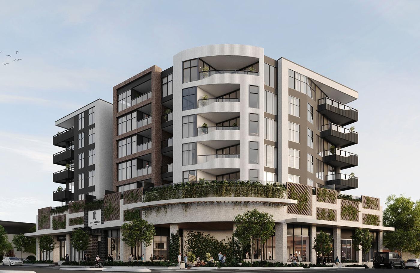 Visual of the East Rundle building development