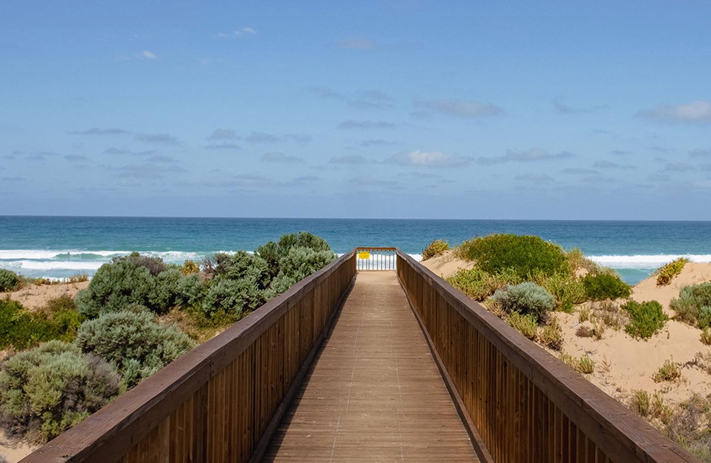 Beach view from a boardwalk at My Seascape