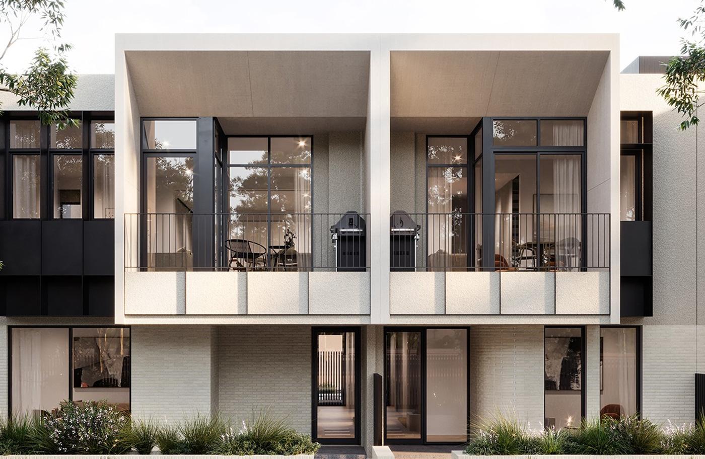 Visual of a housing project completed at The Nineteenth